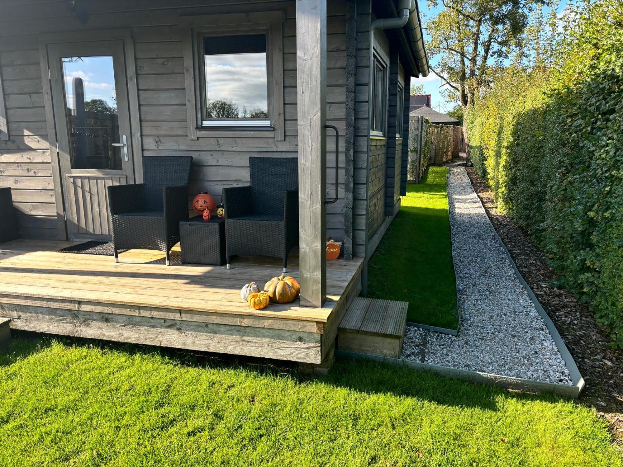 Chalet In Het Groen Met Airco Drachtstercompagnie Kültér fotó